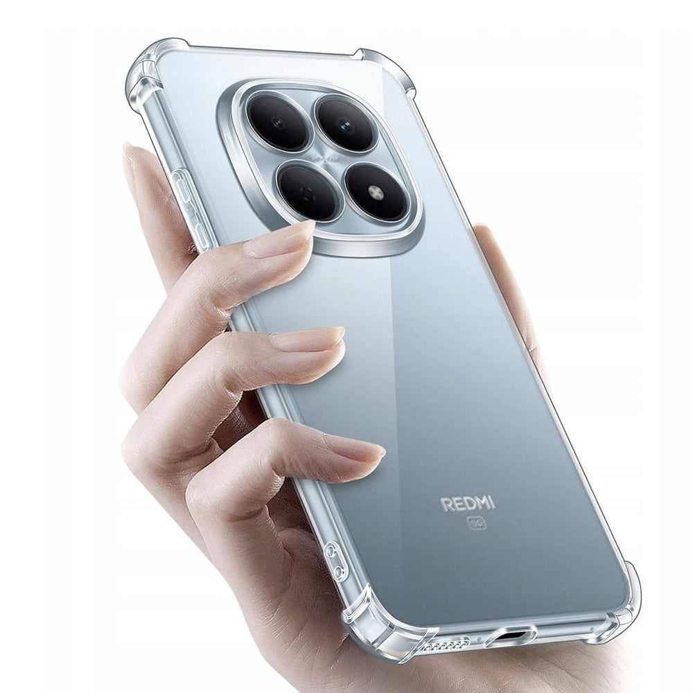 Skyddsfodral för Xiaomi Poco M8 / Redmi Note 15 5G / Note 15 4G, Techsuit, Stötsäkert Klart, Transparent