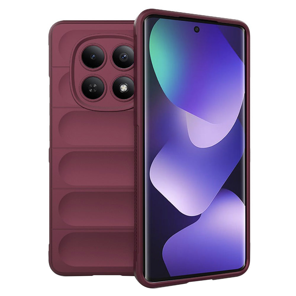 Skyddsfodral för Xiaomi Poco M8 / Redmi Note 15 5G, Techsuit, Magic Shield, Körsbärsröd