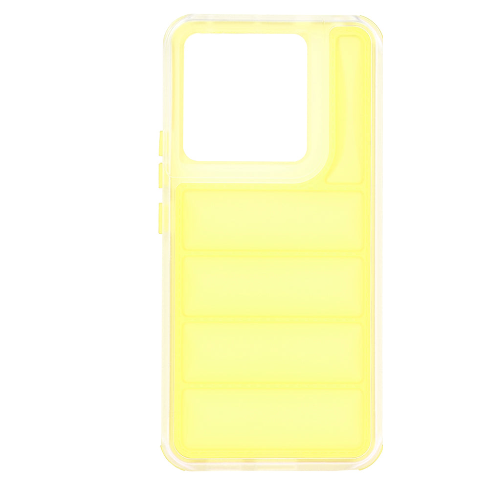 Fodral för Xiaomi Poco X6 / Note 13 Pro 5G, Techsuit, Wave Shield, Gul