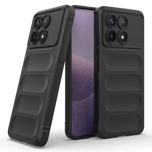 Fodral för Xiaomi Poco X6 Pro, Techsuit, Magic Shield, Svart