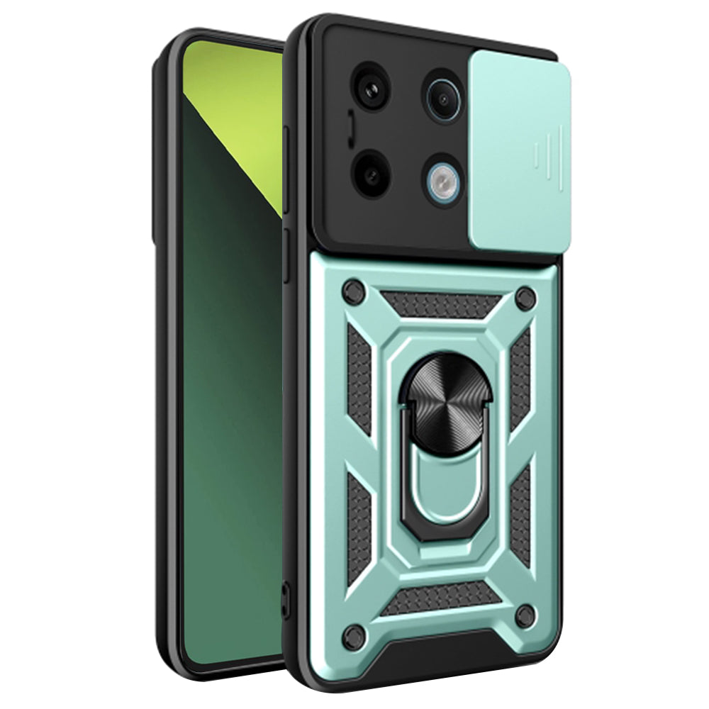 Skyddsfodral för Xiaomi Poco X6 / Redmi Note 13 Pro 5G, Techsuit, CamShield, Grön