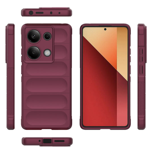 Fodral för Xiaomi Poco X6 / Redmi Note 13 Pro 5G, Techsuit, Magic Shield, Röd