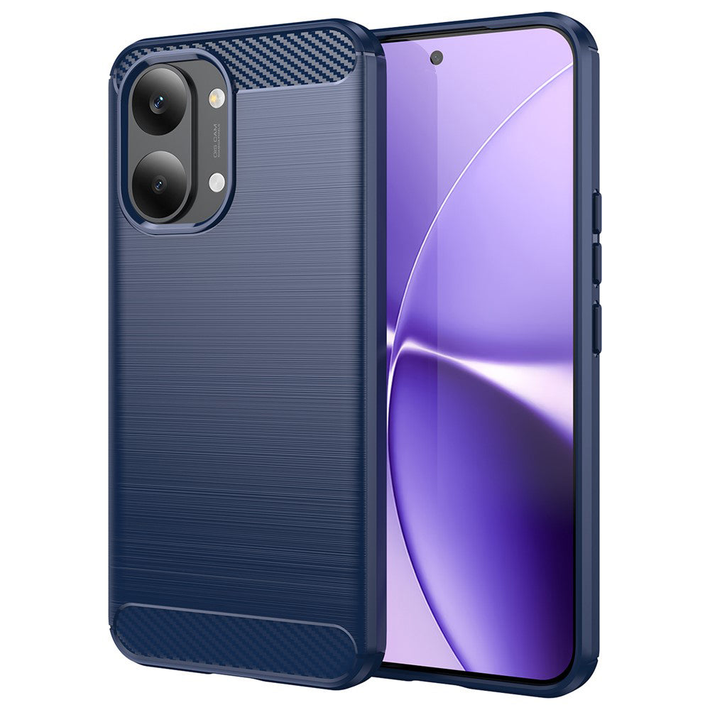 Fodral för Xiaomi Poco X8 Pro Max, Techsuit, Kolfiber, Blå
