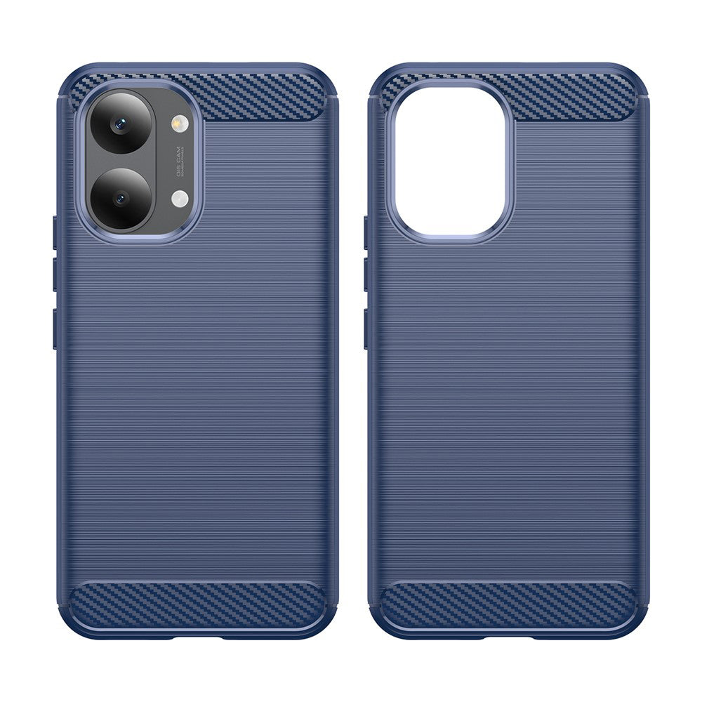 Fodral för Xiaomi Poco X8 Pro Max, Techsuit, Kolfiber, Blå