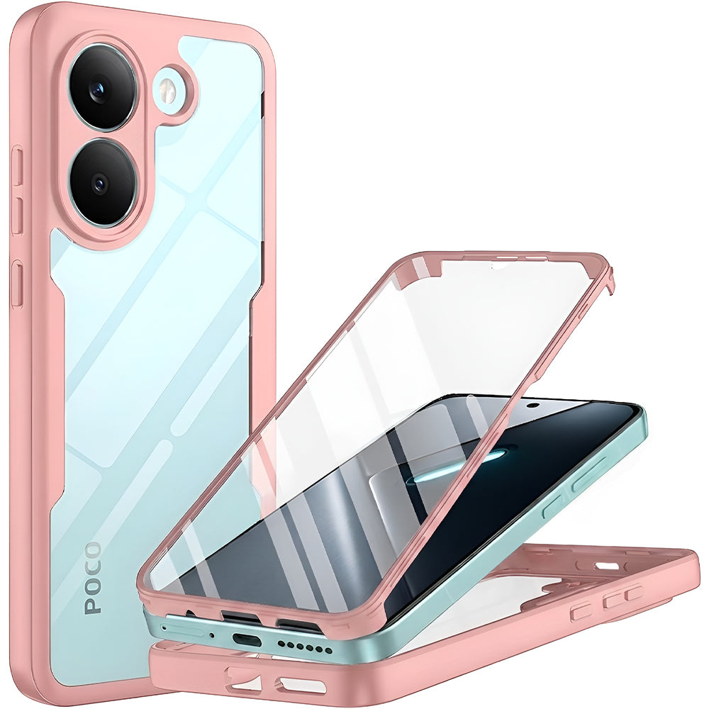 Fodral för Xiaomi Poco X8 Pro, Techsuit, ColorVerse 360, Rosa