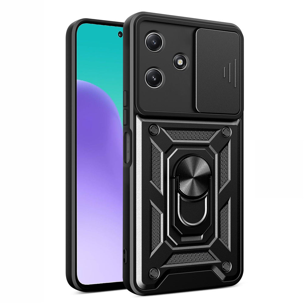Fodral för Xiaomi Redmi 12 5G, Techsuit, CamShield, Svart