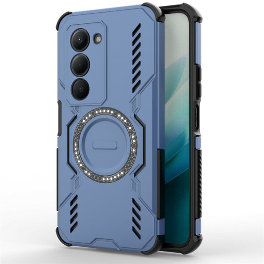 Fodral för Xiaomi Redmi 15 5G / 15 4G, Techsuit, ArmorMag, Blå