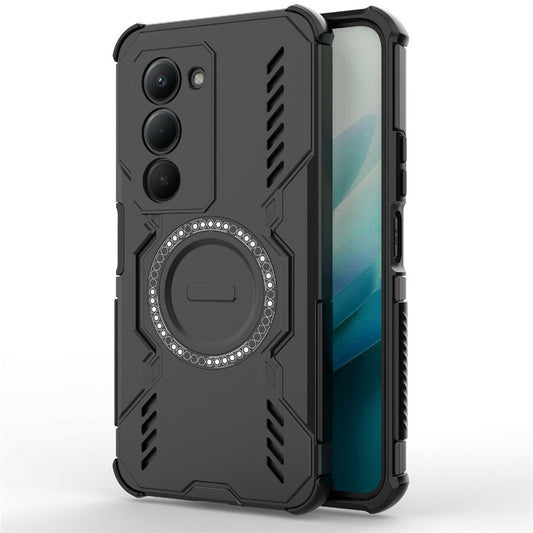 Fodral för Xiaomi Redmi 15 5G / 15 4G, Techsuit, ArmorMag, Svart