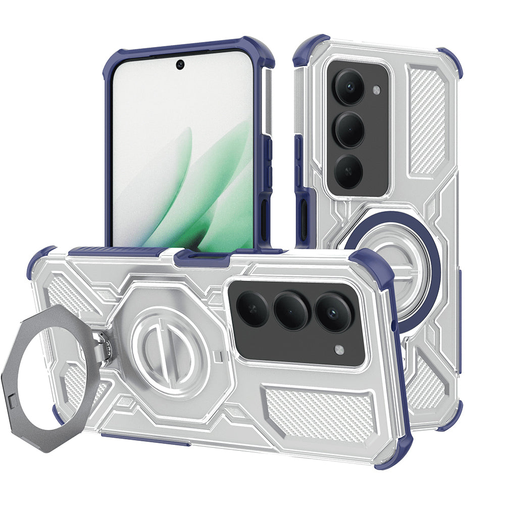 Skyddsfodral för Xiaomi Redmi 15 5G / 15 4G, Techsuit, Carbon Shield Pro, Blå