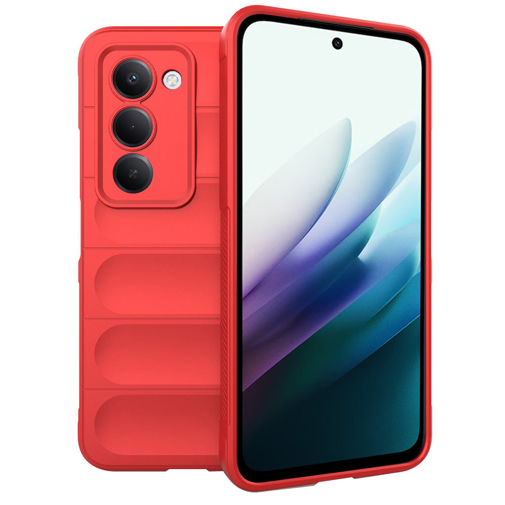 Fodral för Xiaomi Redmi 15 5G / 15 4G, Techsuit, Magic Shield, Röd