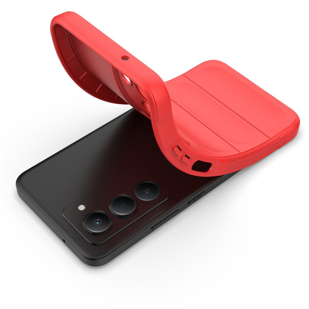 Fodral för Xiaomi Redmi 15 5G / 15 4G, Techsuit, Magic Shield, Röd