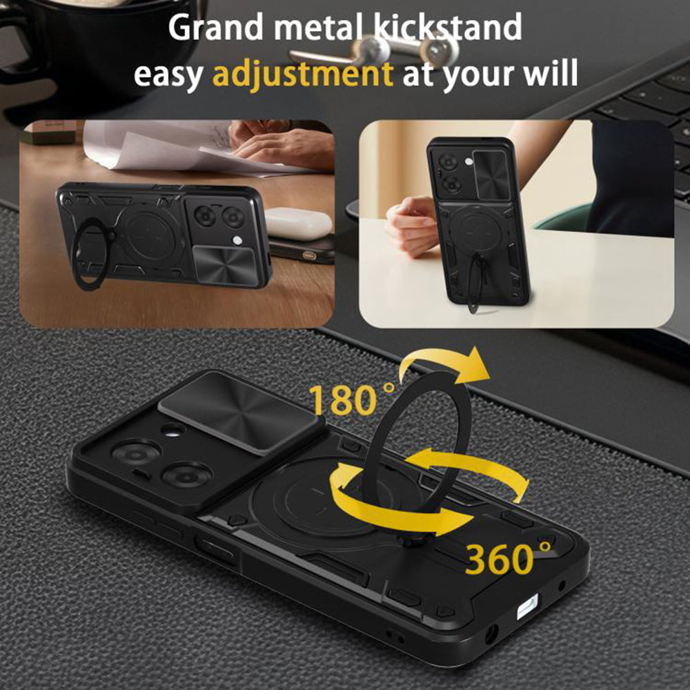 Fodral för Xiaomi Redmi A5 4G (Regional), Techsuit, CamGuard Pro, Svart
