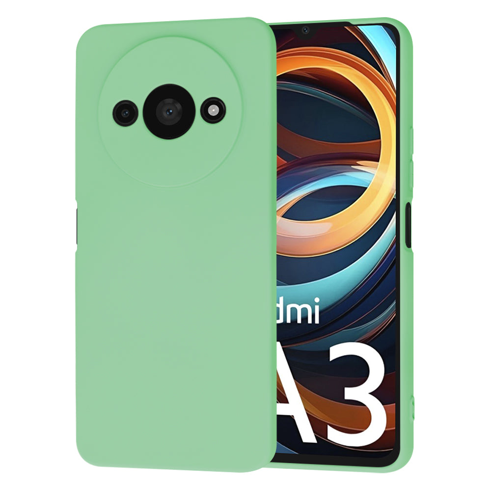 Fodral för Xiaomi Redmi A3x / A3, Techsuit, SoftFlex, Ljusgrön