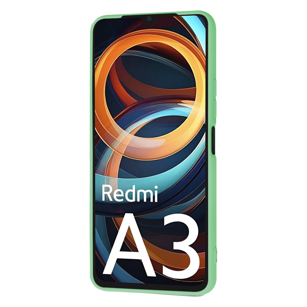 Fodral för Xiaomi Redmi A3x / A3, Techsuit, SoftFlex, Ljusgrön