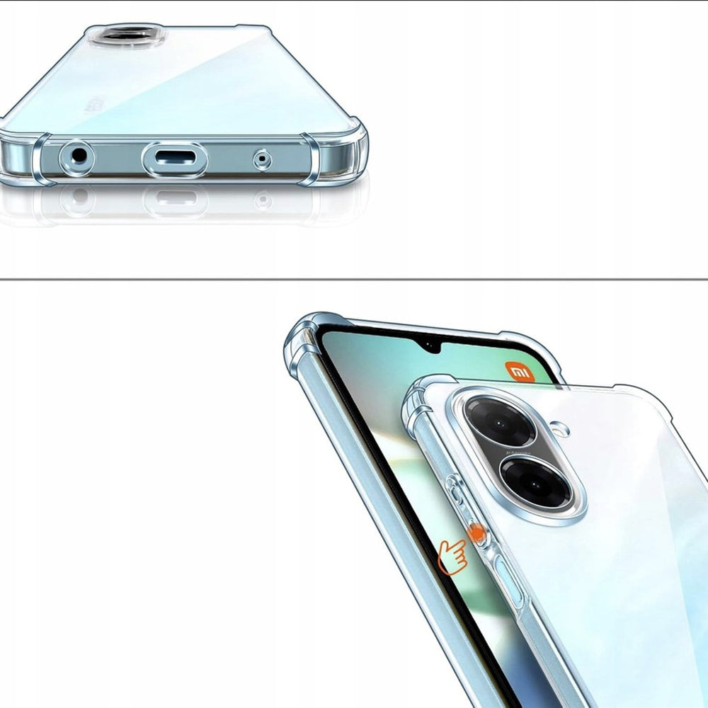 Fodral för Xiaomi Redmi A5 4G (Standard), Techsuit, Stötsäker Klar, Transparent