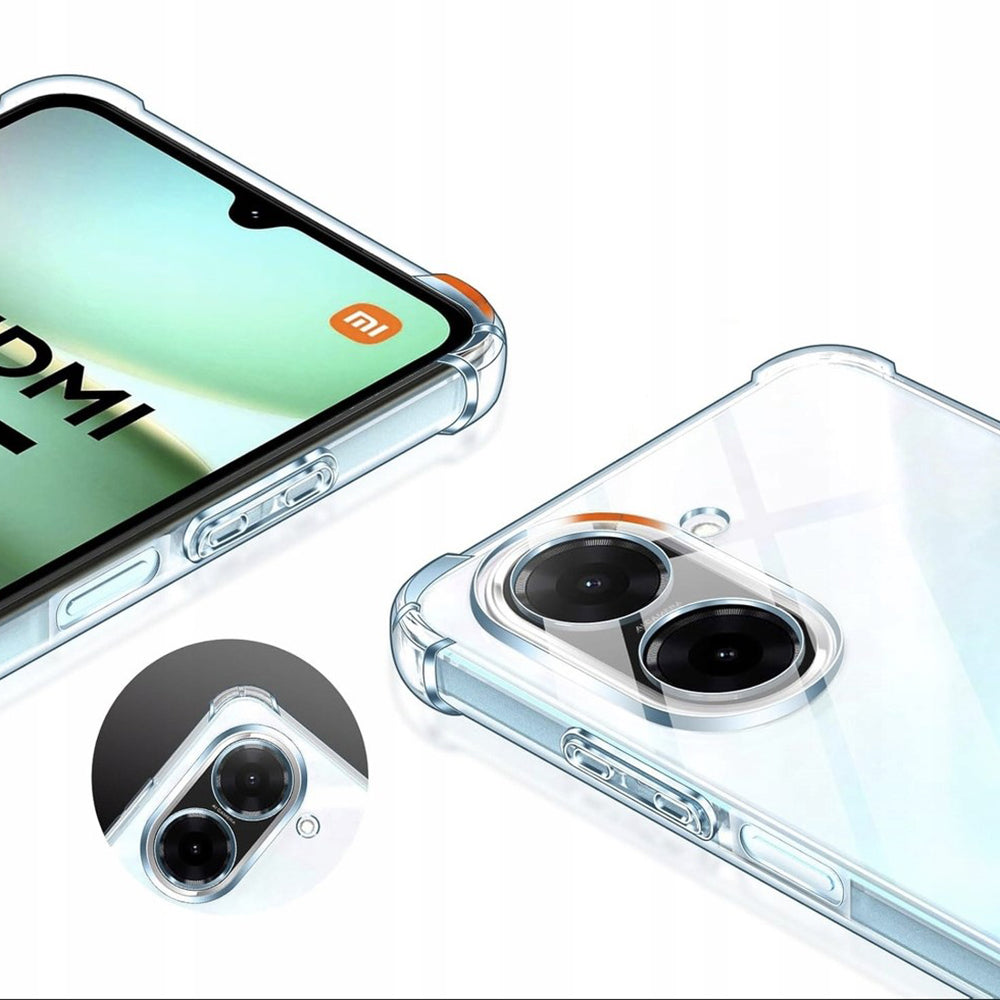 Fodral för Xiaomi Redmi A5 4G (Standard), Techsuit, Stötsäker Klar, Transparent