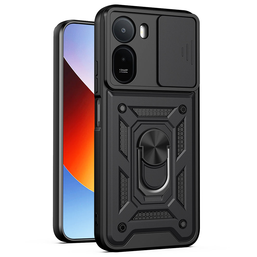 Fodral för Xiaomi Redmi A7 Pro 4G, Techsuit, CamShield, Svart