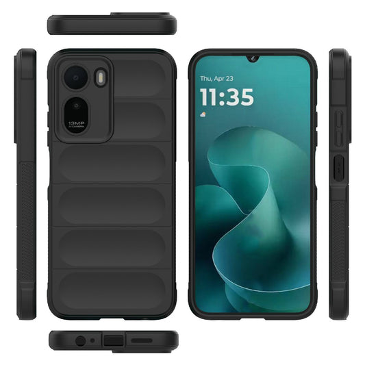 Fodral för Xiaomi Redmi A7 Pro 4G, Techsuit, Magic Shield, Svart