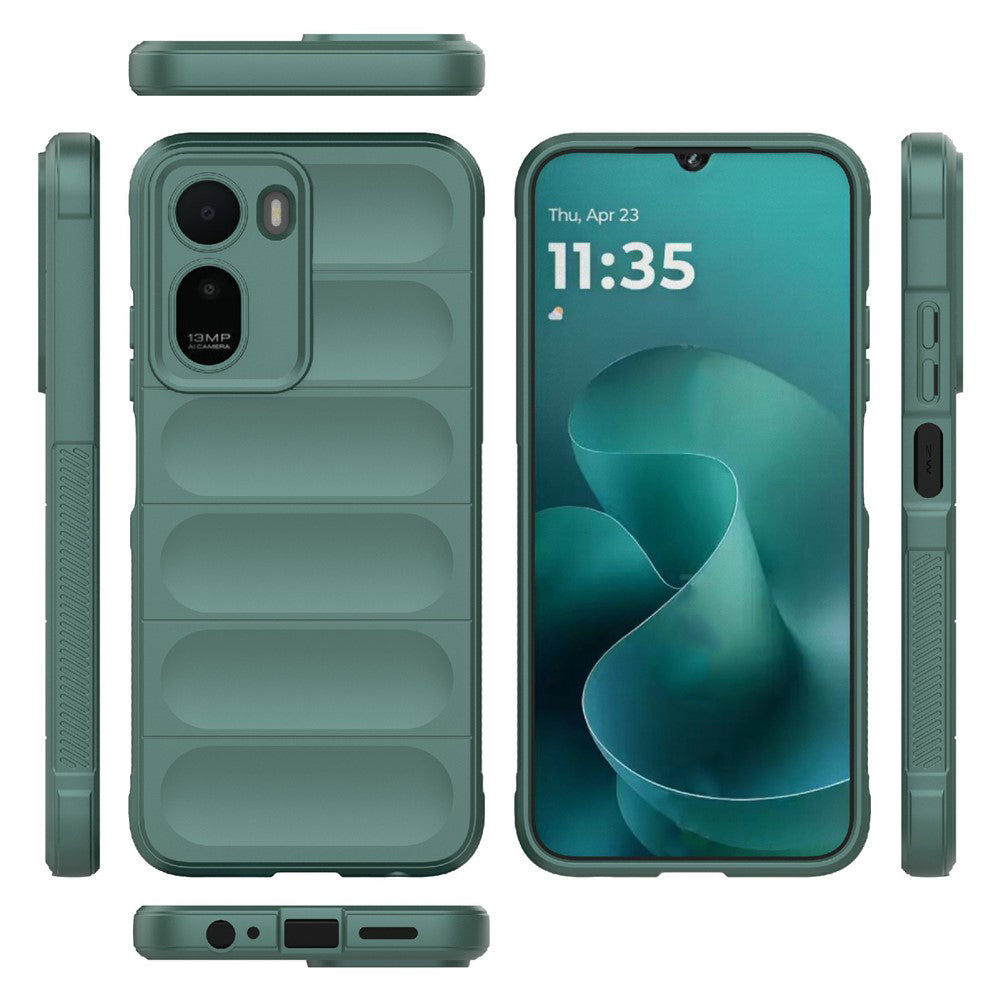 Fodral för Xiaomi Redmi A7 Pro 4G, Techsuit, Magic Shield, Grön