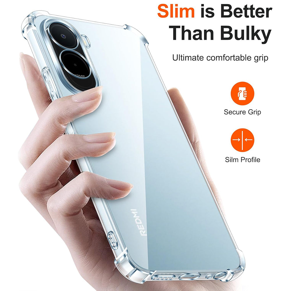 Fodral för Xiaomi Redmi A7 Pro 4G, Techsuit, Shockproof Clear, Transparent