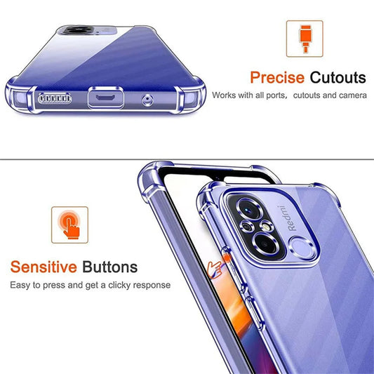Fodral för Xiaomi Redmi Note 12 Pro 4G / Note 11 Pro 5G / Note 11 Pro, Techsuit, Stötsäker Klar, Transparent