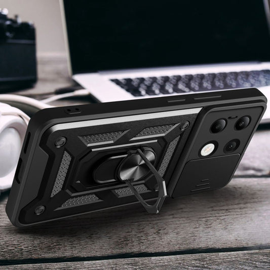Fodral för Xiaomi Redmi Note 13 4G, Techsuit, CamShield, Blå