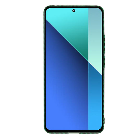 Fodral för Xiaomi Redmi Note 13 4G, Techsuit, Carbonite FiberShell, Grön