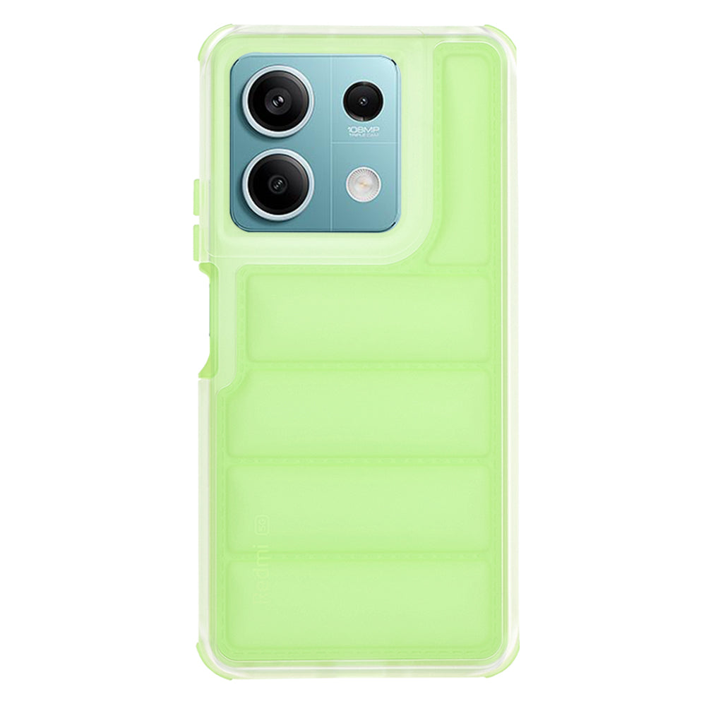 Fodral för Xiaomi Redmi Note 13 5G, Techsuit, Wave Shield, Grön