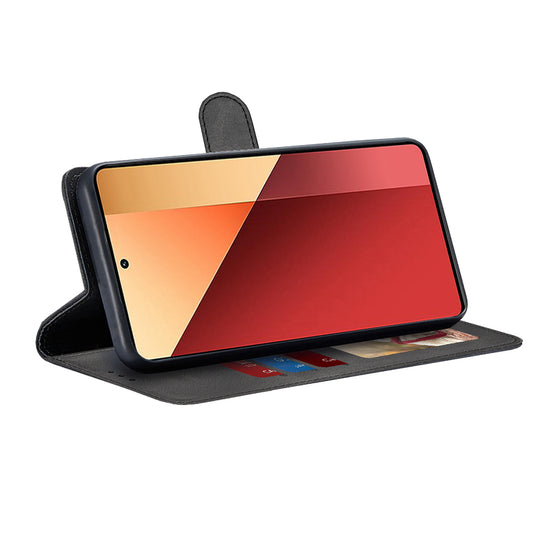 Fodral för Xiaomi Redmi Note 13 Pro 4G / Poco M6 Pro 4G, Techsuit, Diary Book, Svart