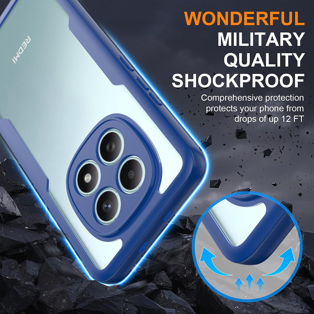 Skyddsfodral för Xiaomi Redmi Note 15 4G, Techsuit, ColorVerse 360, Blå
