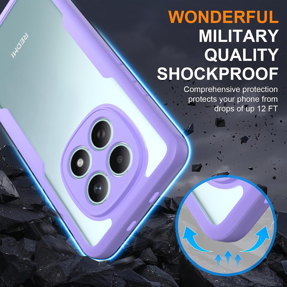 Case for Xiaomi Redmi Note 15 4G, Techsuit, ColorVerse 360, Purple