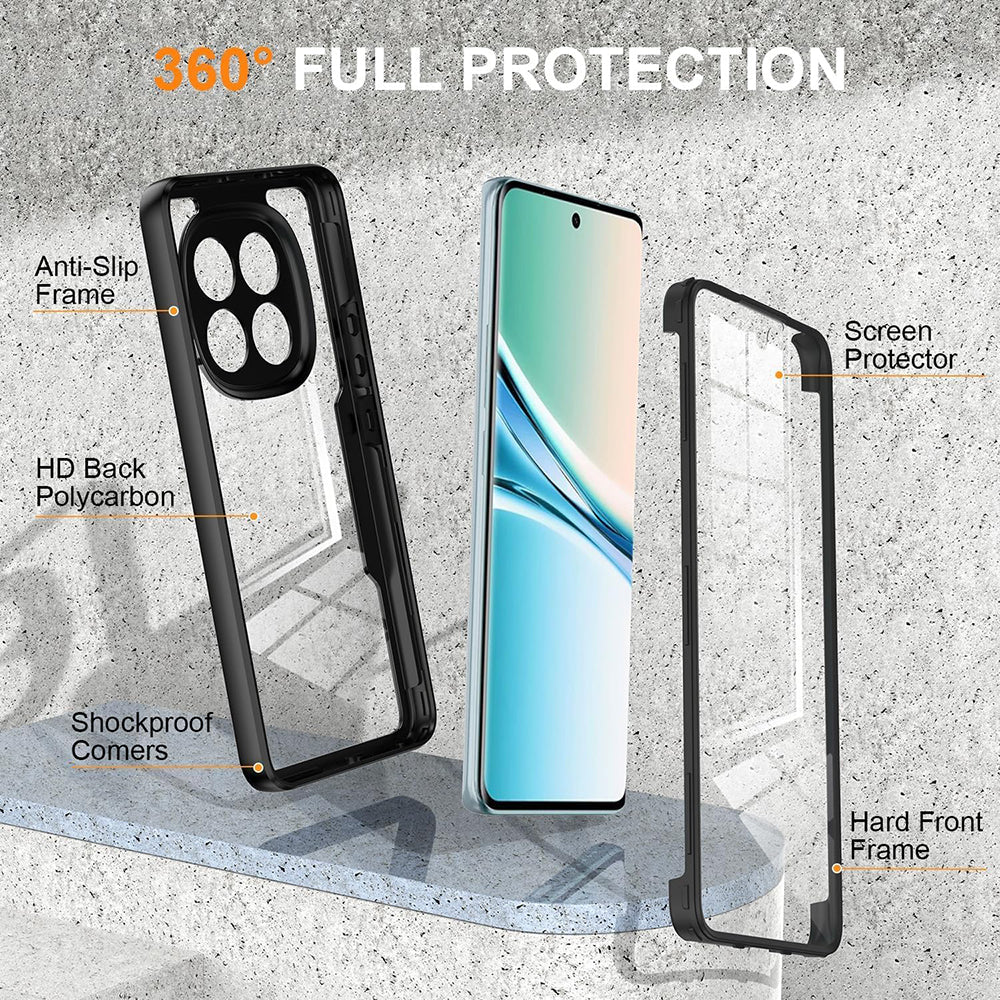 Fodral för Xiaomi Redmi Note 15 4G, Techsuit, ColorVerse 360, Svart