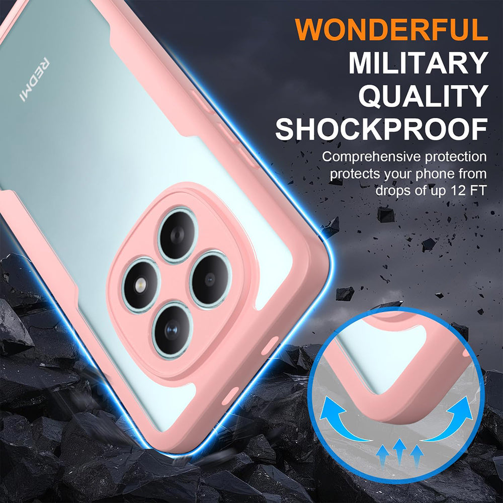 Skyddsfodral för Xiaomi Redmi Note 15 4G, Techsuit, ColorVerse 360, Rosa