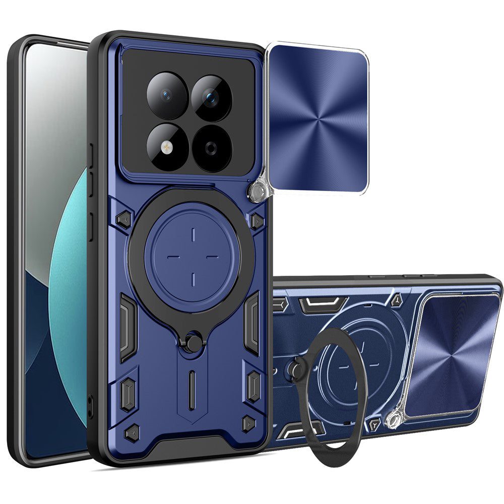Skyddsfodral för Xiaomi Redmi Note 15 Pro 4G, Techsuit, CamGuard Pro, Blå