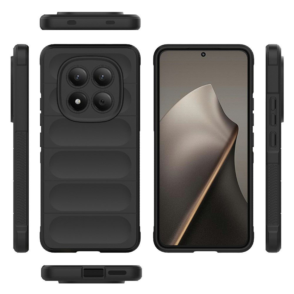 Skyddsfodral för Xiaomi Redmi Note 15 Pro 4G, Techsuit, Magic Shield, Svart