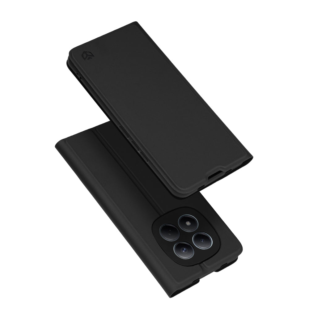 Case for Xiaomi Redmi Note 15 Pro 4G, Techsuit, Magskin Book, Black