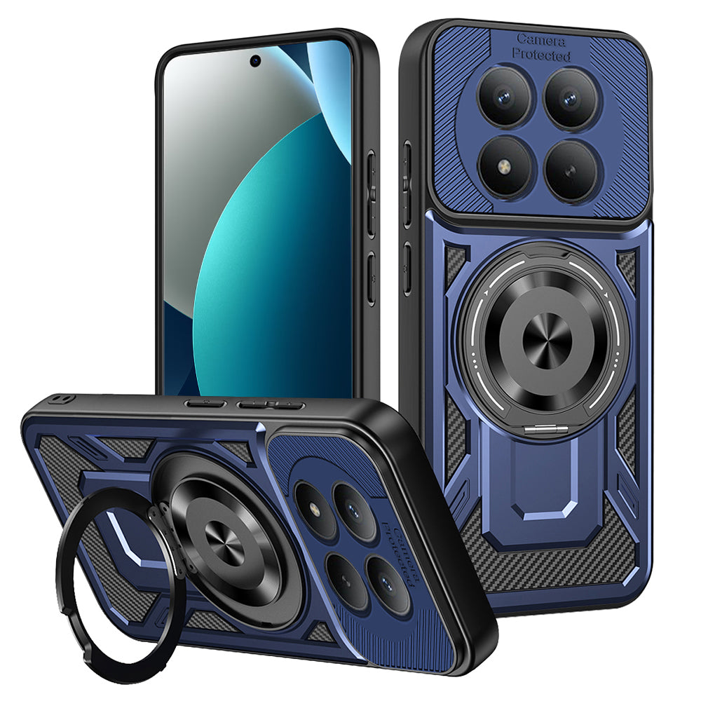 Fodral för Xiaomi Redmi Note 15 Pro 4G, Techsuit, RuggedCam, Blå