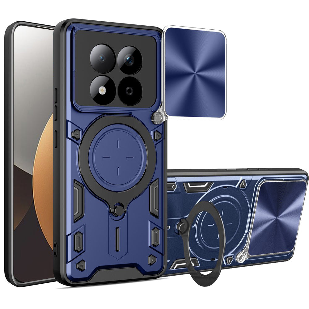 Skyddsfodral för Xiaomi Redmi Note 15 Pro 5G, Techsuit, CamGuard Pro, Blå