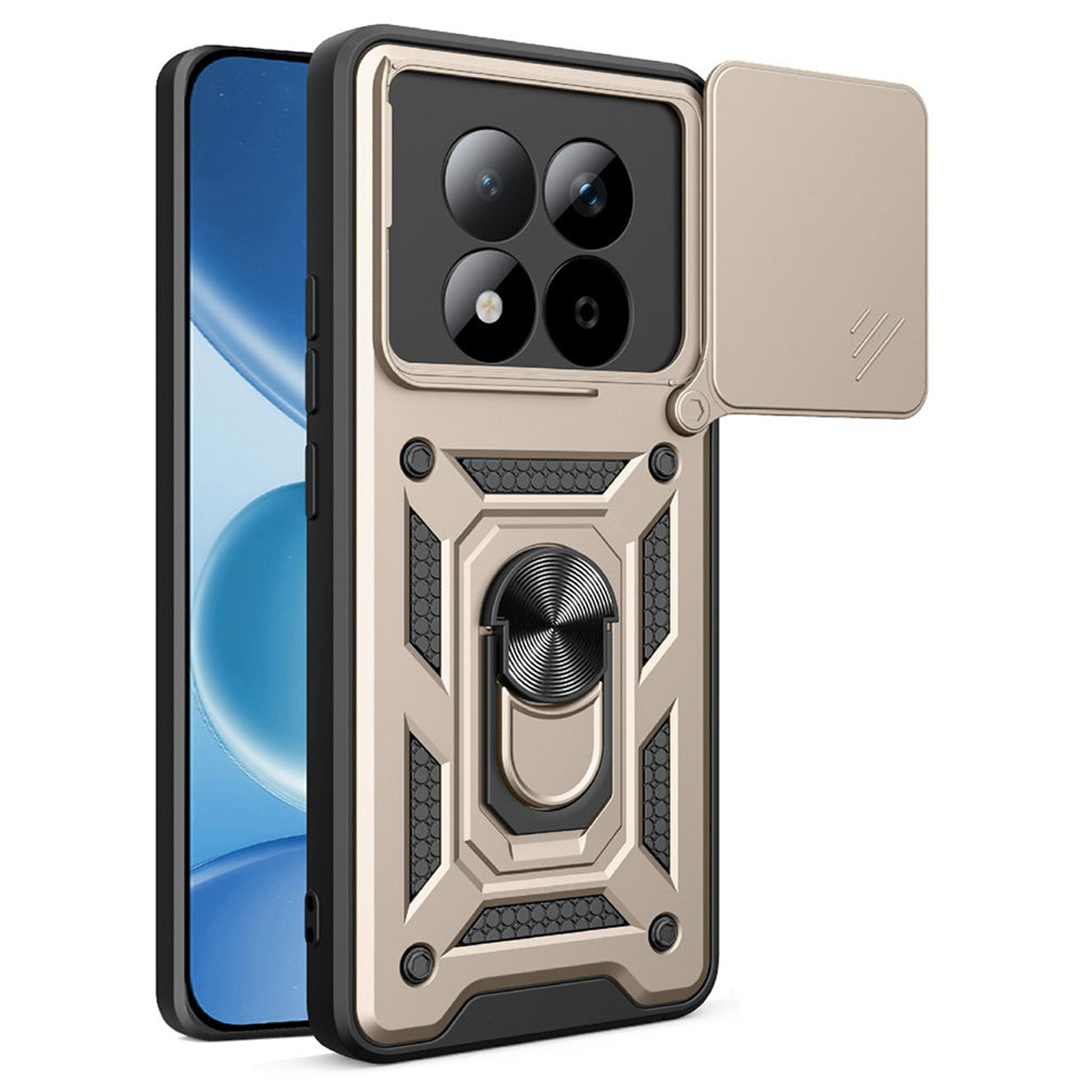 Skyddsfodral för Xiaomi Redmi Note 15 Pro 5G, Techsuit, CamShield, Guld