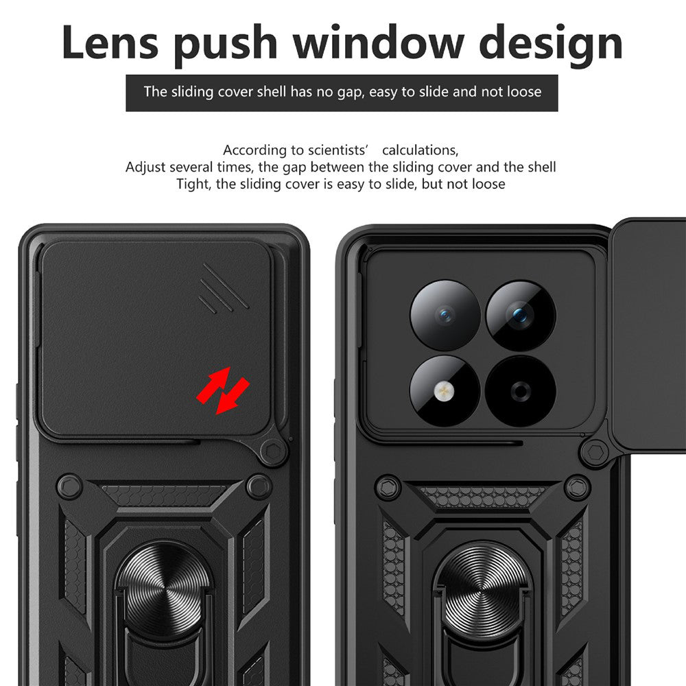 Case for Xiaomi Redmi Note 15 Pro 5G, Techsuit, CamShield, Black