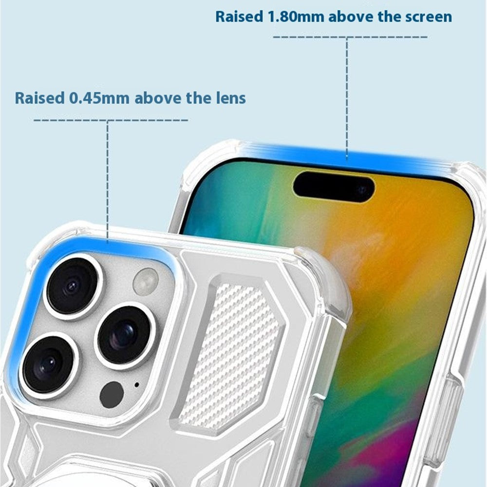 Skyddsfodral för Xiaomi Redmi Note 15 Pro 5G, Techsuit, Carbon Shield Pro, Rökfärgad