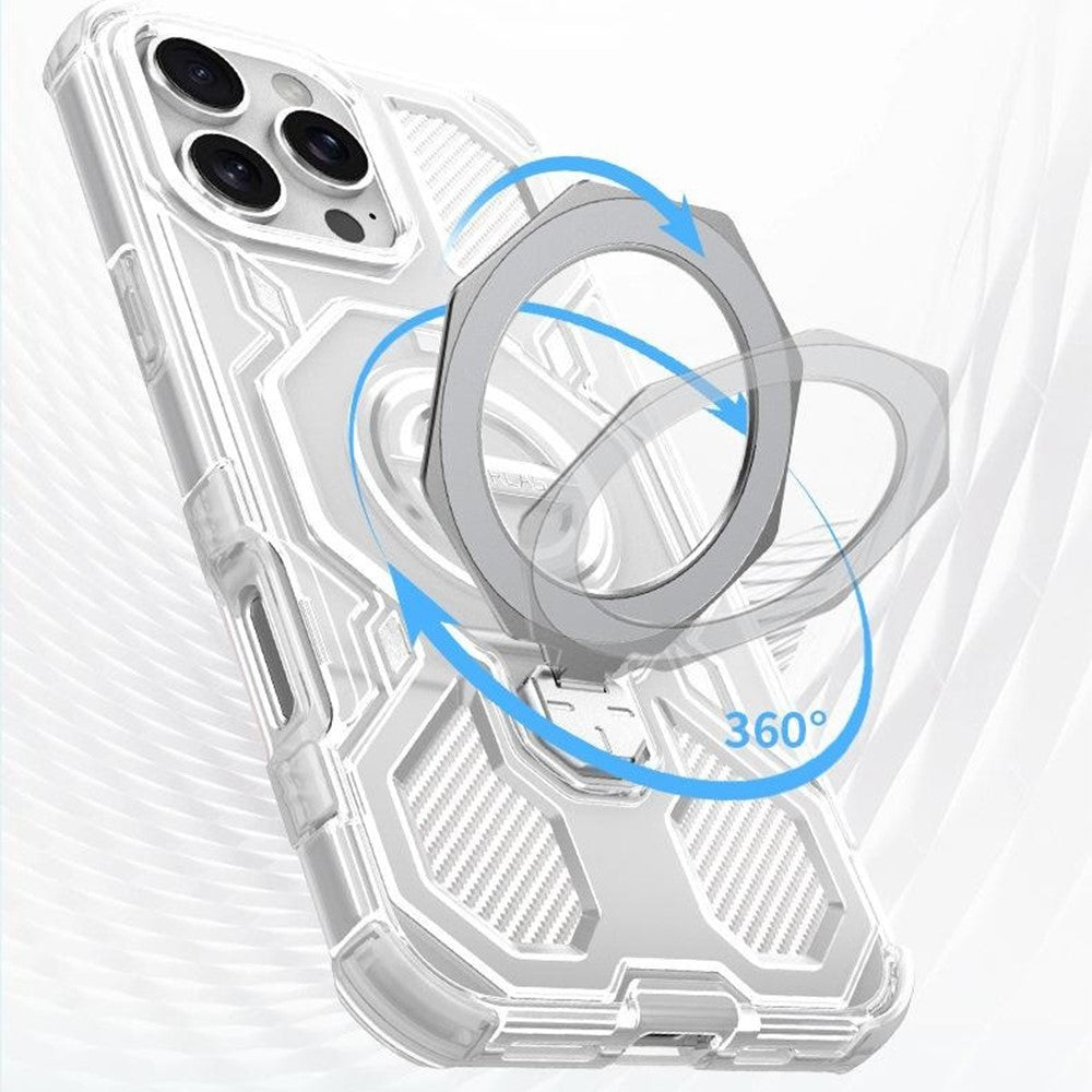 Skyddsfodral för Xiaomi Redmi Note 15 Pro 5G, Techsuit, Carbon Shield Pro, Rökfärgad