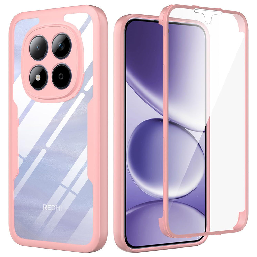 Skyddsfodral för Xiaomi Redmi Note 15 Pro 5G, Techsuit, ColorVerse 360, Rosa