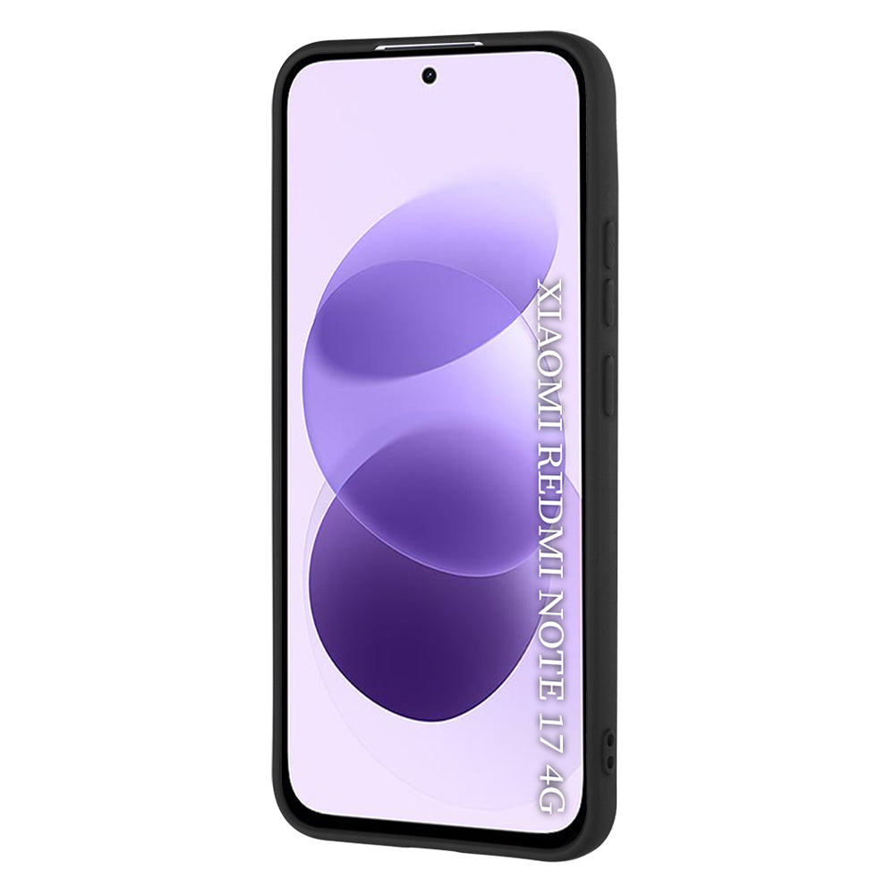 Fodral för Xiaomi Redmi Note 17 4G / Note 17 5G, Techsuit, SoftFlex, Svart