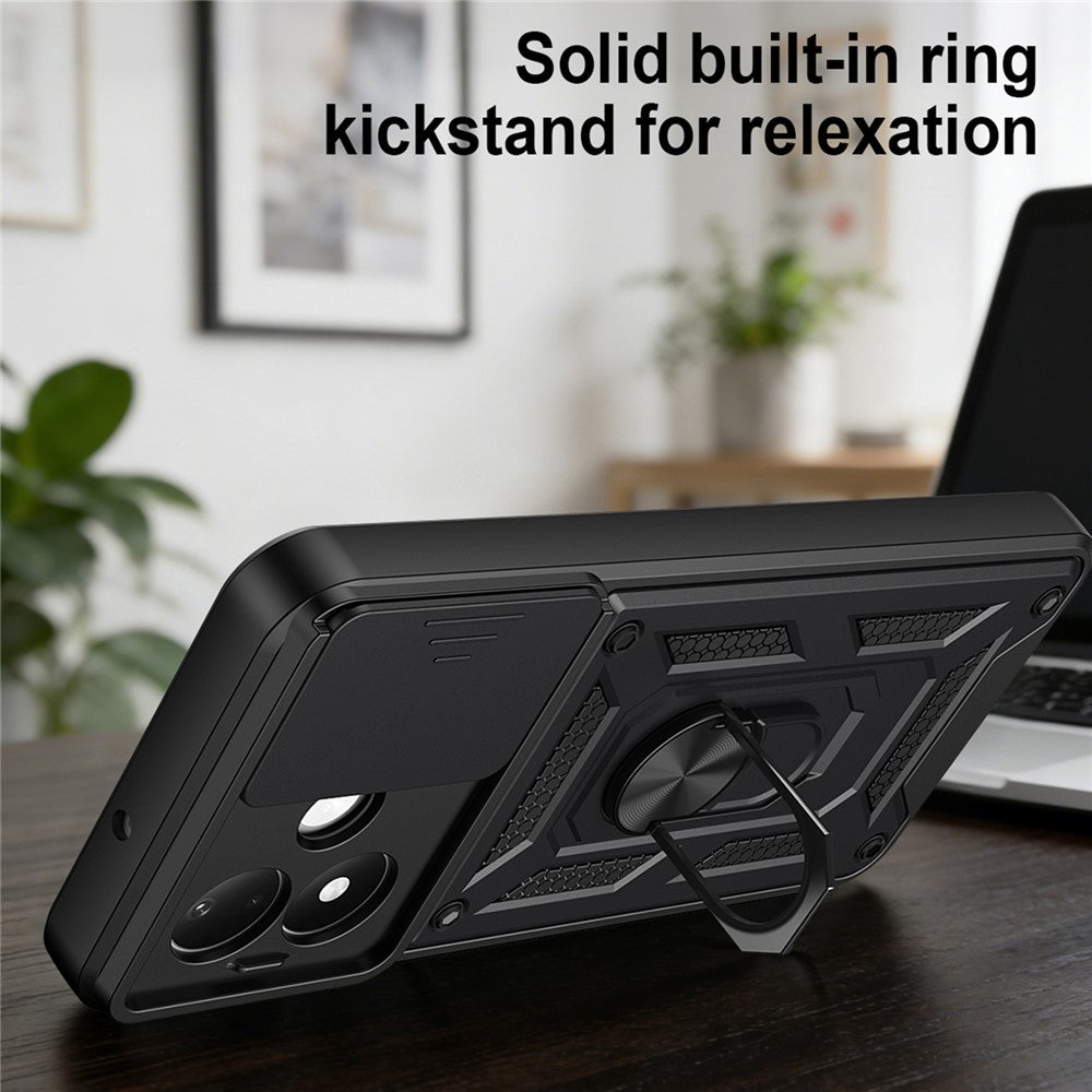 Skal till Xiaomi Redmi Note 17 Pro Max, Techsuit, CamShield, svart