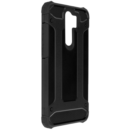 Fodral för Xiaomi Redmi Note 8 Pro, Techsuit, Hybrid Armor, Svart