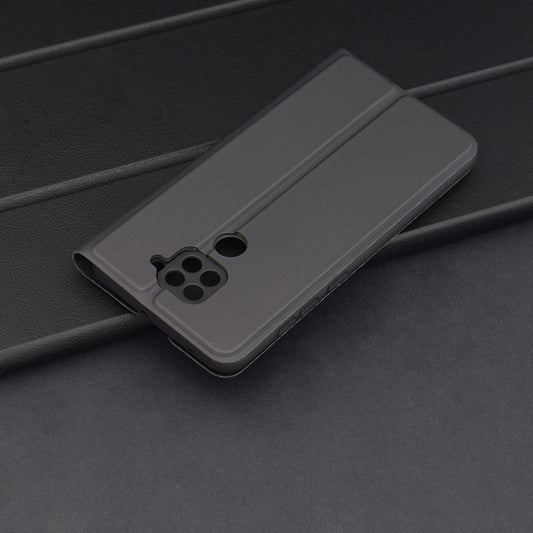 Fodral för Xiaomi Redmi Note 9 / 10X 4G, Techsuit, Magskin Book, Svart