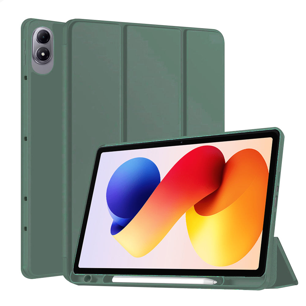Fodral för Xiaomi Redmi Pad 2 Pro, Techsuit, Flex Trifold, Grön