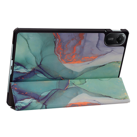 Fodral för Xiaomi Redmi Pad 2, Techsuit, FoldPro Green Time, Flerfärgad