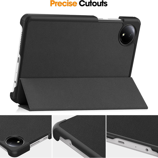 Fodral för Xiaomi Redmi Pad SE 8.7, Techsuit, FoldPro, Svart